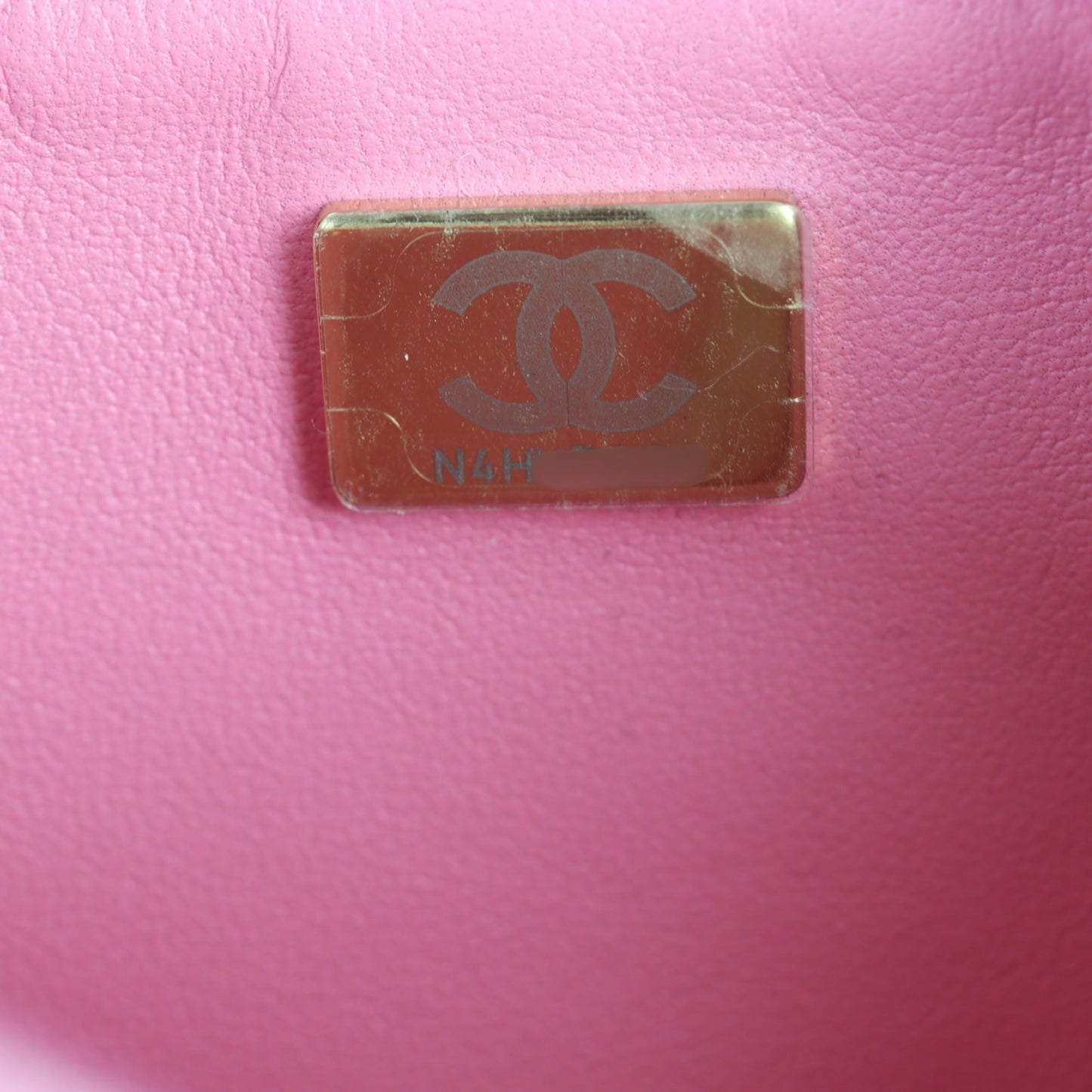 Chanel Metal Quilt Top Handle Wallet on Chain