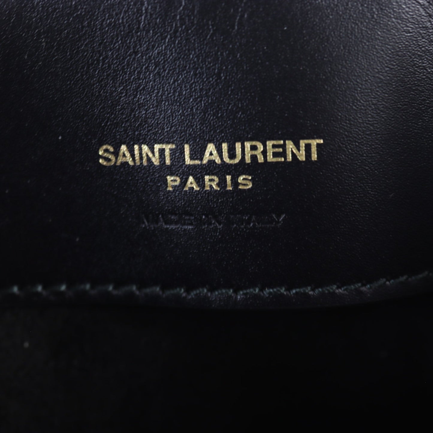 Saint Laurent Le 37 Mini Leather Bucket Bag