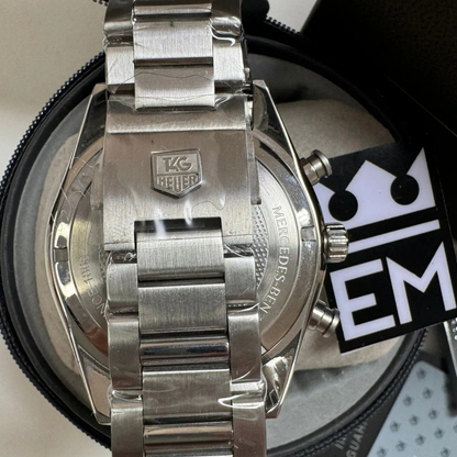 TAG Heuer Carrera Chronograph – Black | Stainless Steel Bracelet