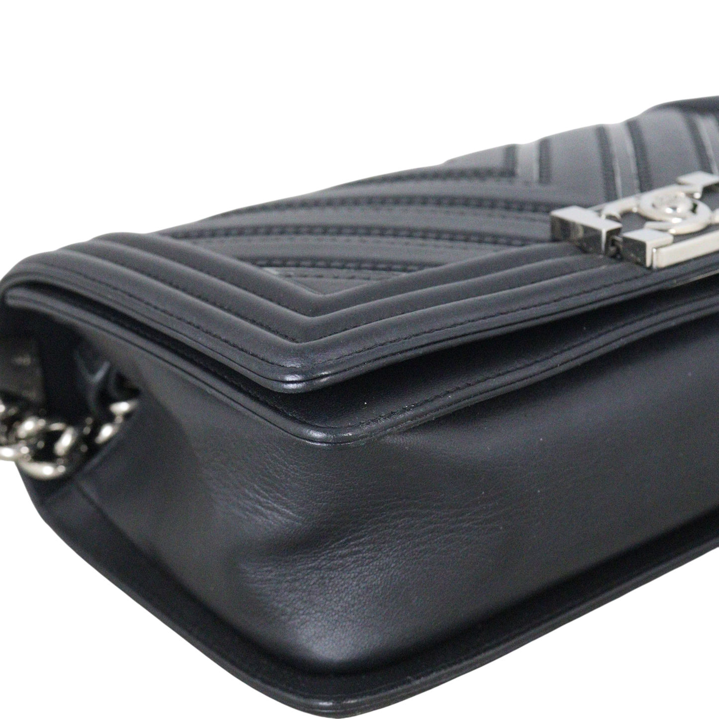 Chanel Boy Old Medium Chevron Holographic