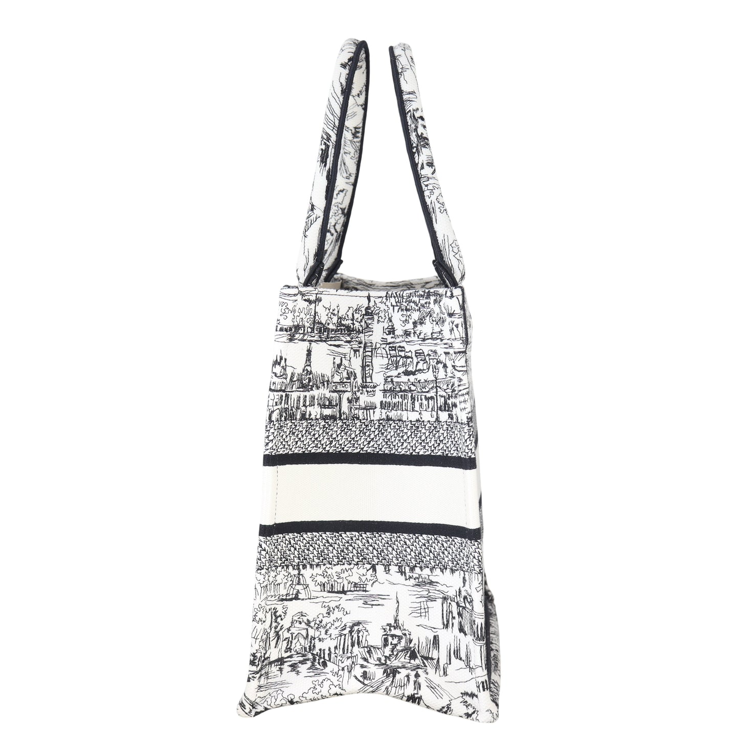 Dior Book Tote Medium Paris All Over