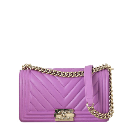 Chanel Boy Old Medium Chevron