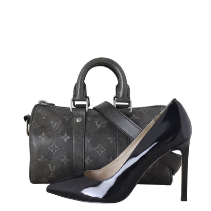 Louis Vuitton Keepall 25 Bandouliere Monogram Brushed