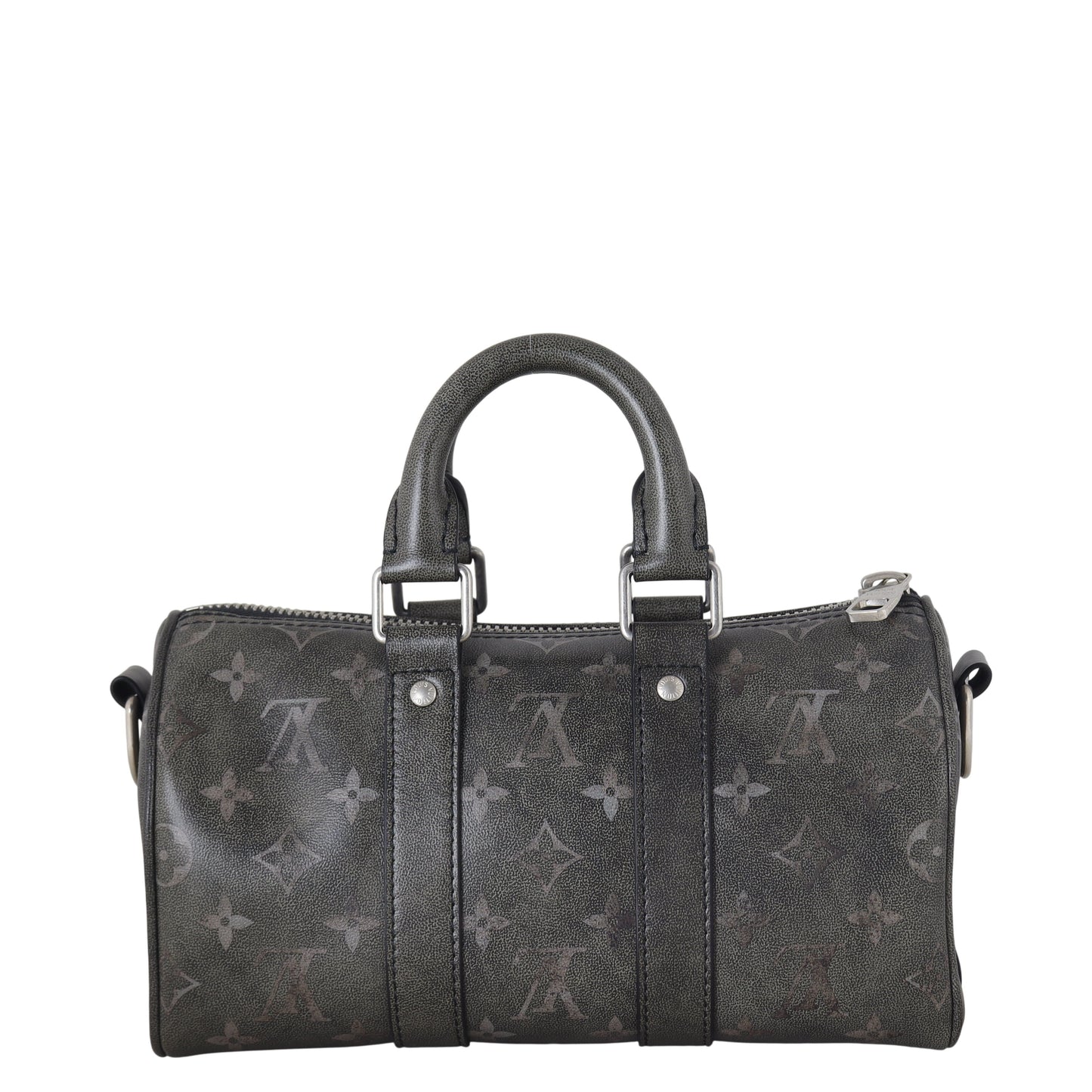 Louis Vuitton Keepall 25 Bandouliere Monogram Brushed