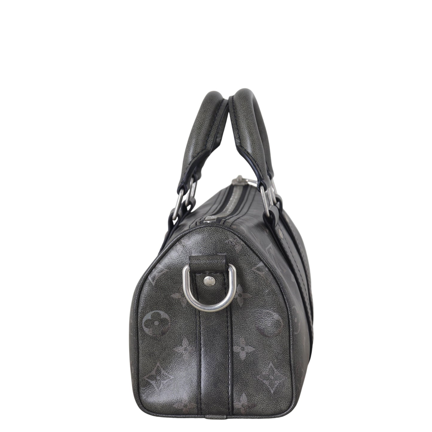 Louis Vuitton Keepall 25 Bandouliere Monogram Brushed