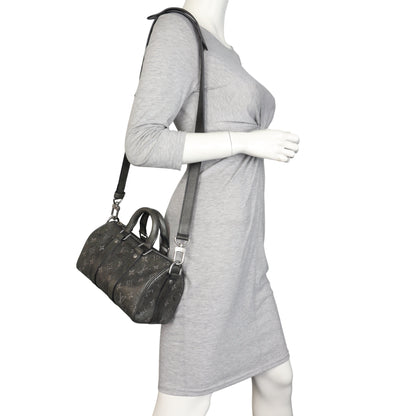 Louis Vuitton Keepall 25 Bandouliere Monogram Brushed