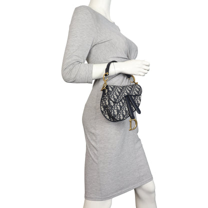 Dior Saddle Bag Mini Oblique