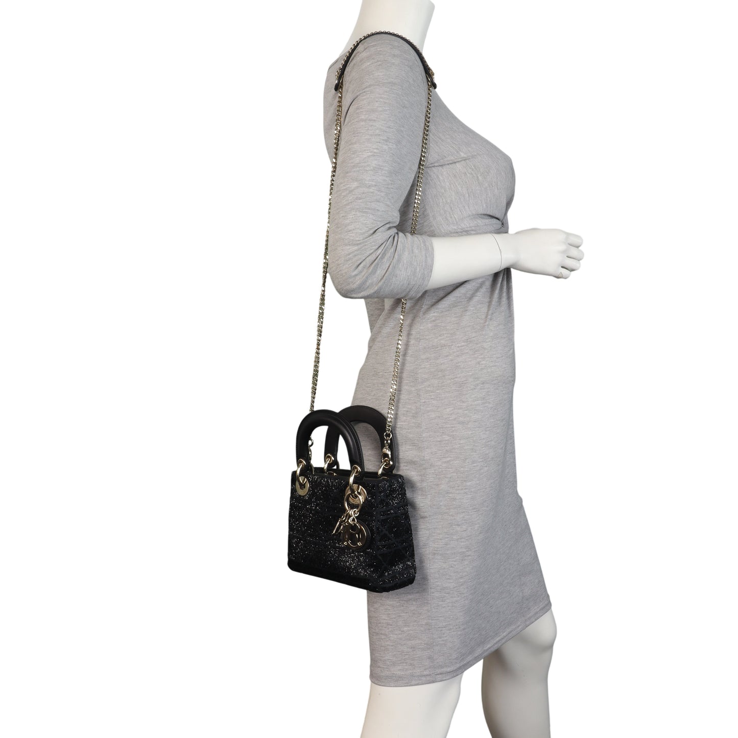 Dior Lady Dior Mini Beaded