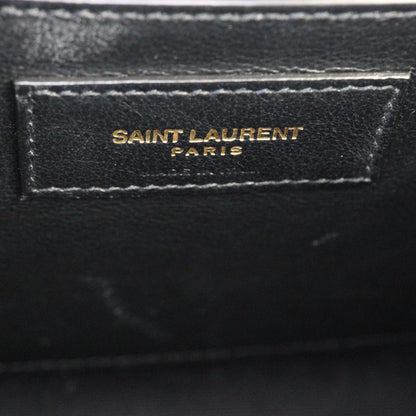 Saint Laurent Manhattan Shoulder Bag Small Croc Embossed