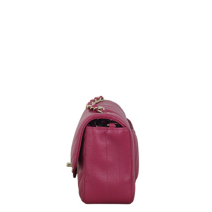 Chanel Classic Flap Mini Rectangular Bag Chevron Lambskin