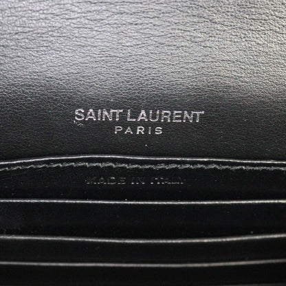 Saint Laurent Sunset Mini Croc-Embossed
