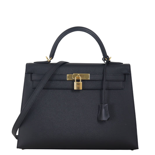 Hermes Kelly 32 Sellier Epsom