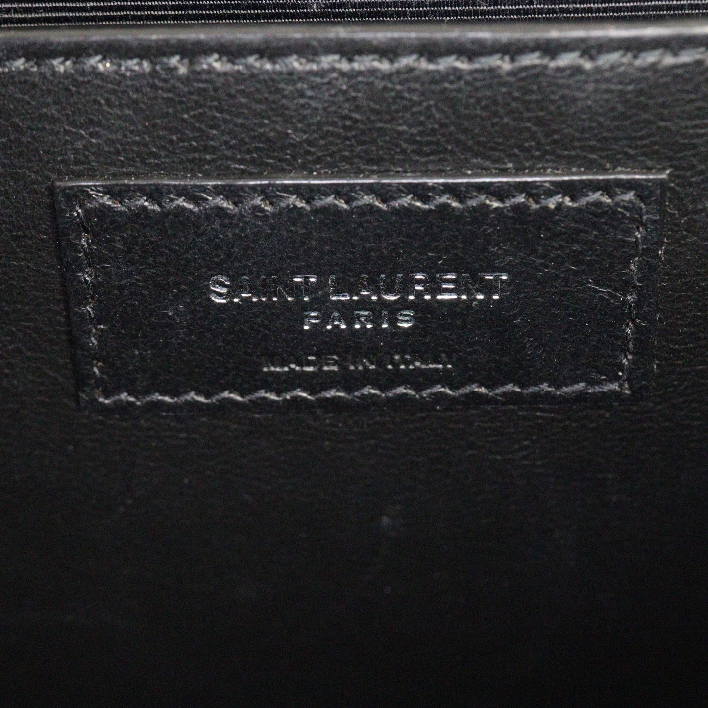 Saint Laurent Kate Tassel Chain Bag Medium Croc-Embossed