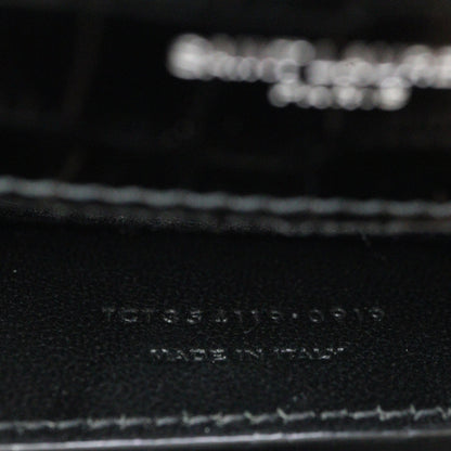 Saint Laurent Kate Tassel Chain Bag Medium Croc-Embossed