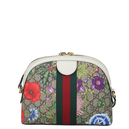 Gucci Ophidia GG Supreme Flora Small Shoulder Bag