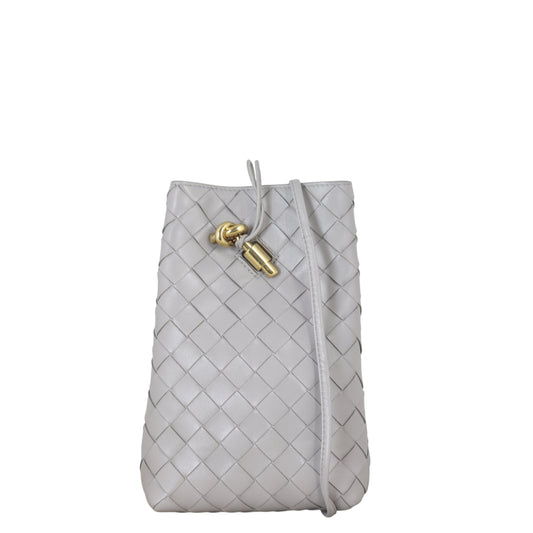 Bottega Veneta Intrecciato Andiamo Phone Pouch