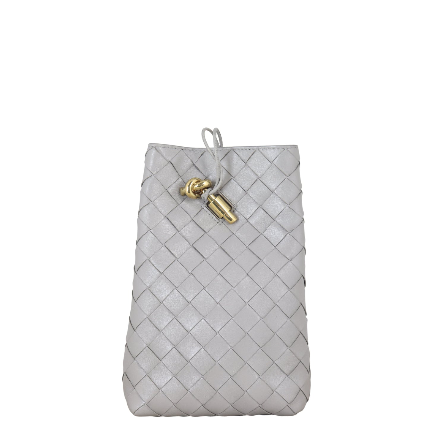 Bottega Veneta Intrecciato Andiamo Phone Pouch