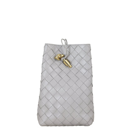 Bottega Veneta Intrecciato Andiamo Phone Pouch