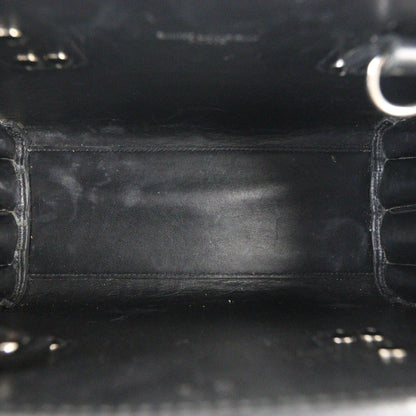 Saint Laurent Sac de Jour Baby Croc Embossed