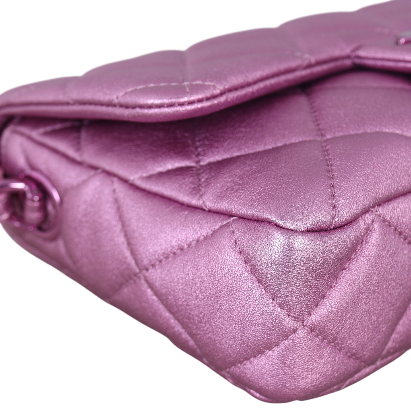Chanel CC Mini Flap Lacquered Chain Bag