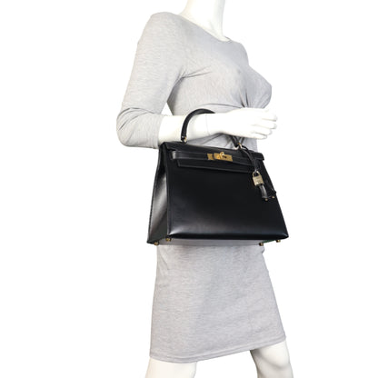 Hermes Kelly 28 Sellier Boxcalf