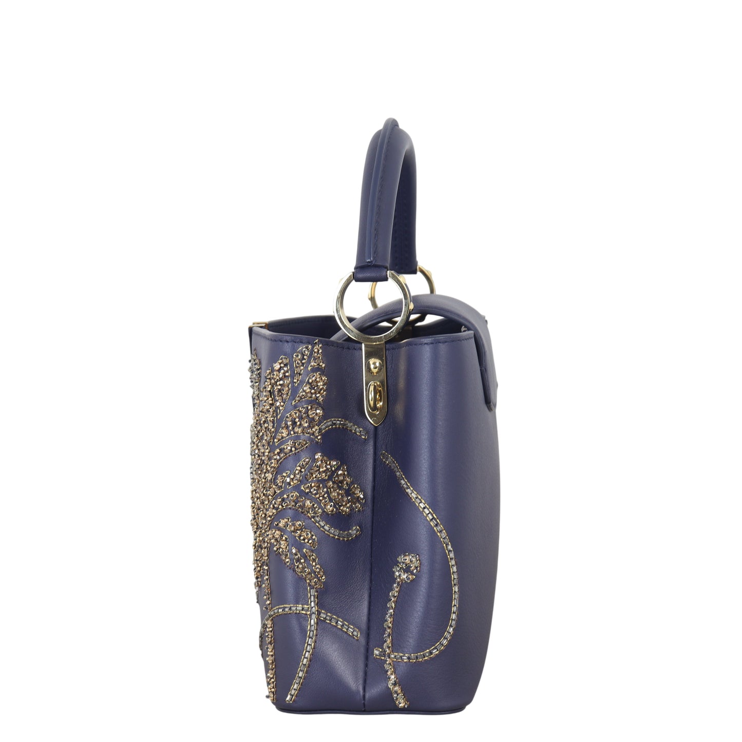 Louis Vuitton Capucines BB Leather Fleurs D'Asnieres