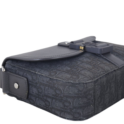 Dior Saddle Small Messenger Flap Bag Oblique