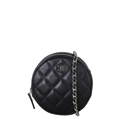 Chanel CC Round Clutch with Chain
