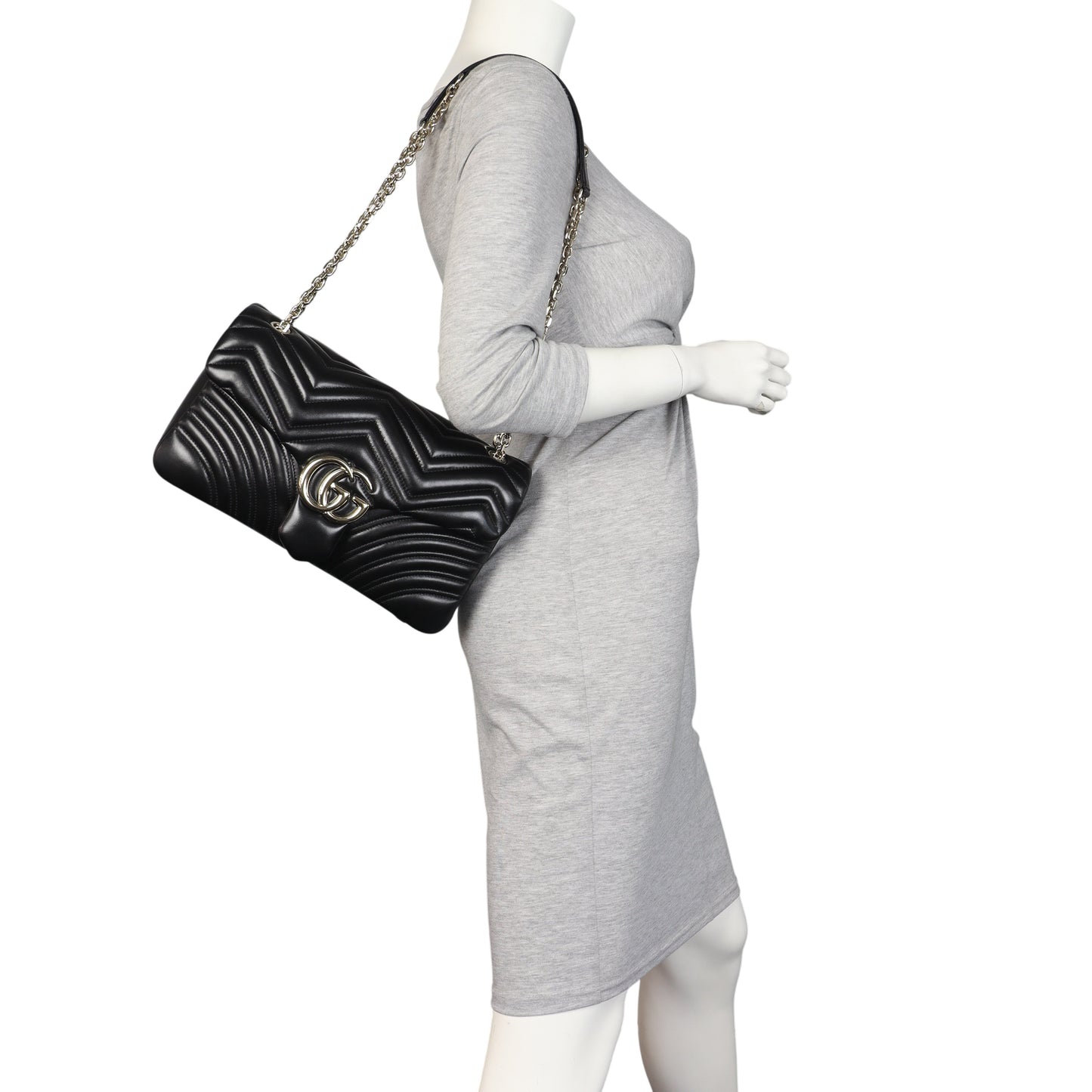 Gucci GG Marmont Matelasse Large Shoulder Bag