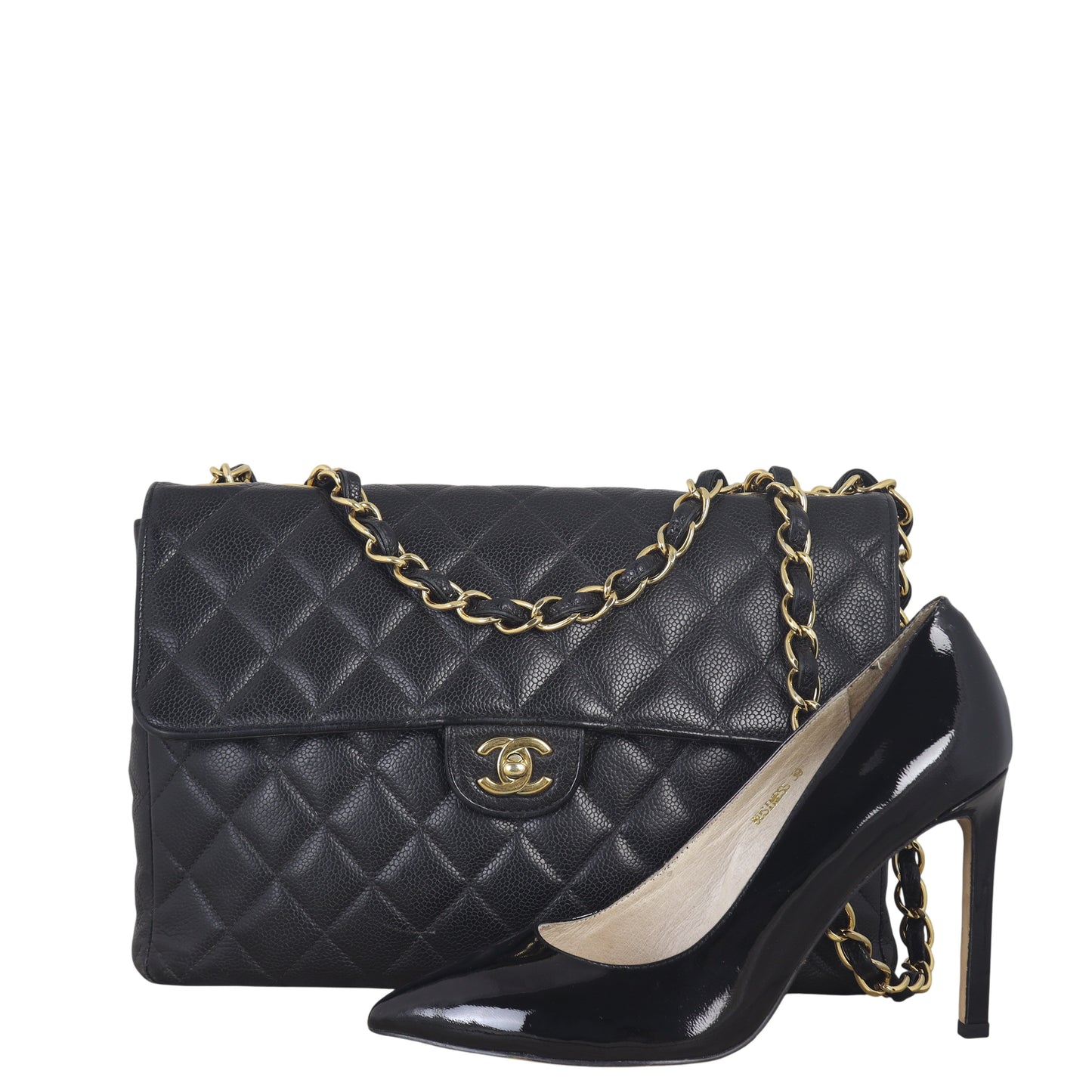 Chanel Classic Single Flap Jumbo Caviar