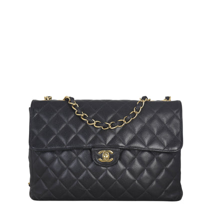 Chanel Classic Single Flap Jumbo Caviar