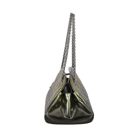 Chanel Just Mademoiselle Bowler Bag Patent