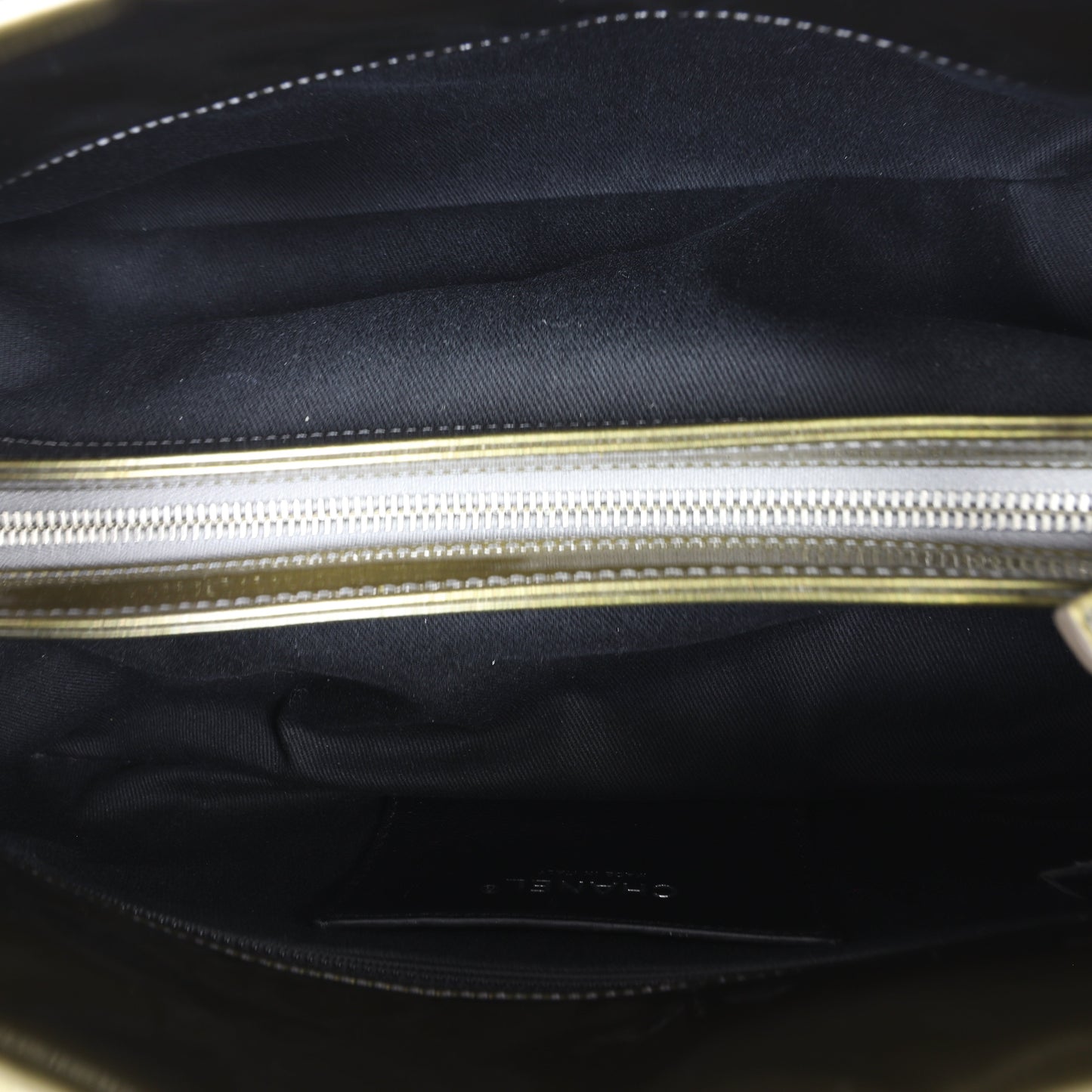 Chanel Just Mademoiselle Bowler Bag Patent