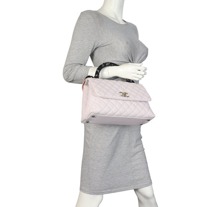Chanel Coco Top Handle Flap Bag Medium