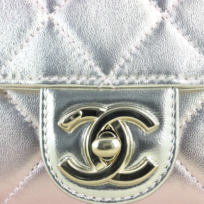 Chanel Like A Wallet Rainbow Metallic Flap Bag