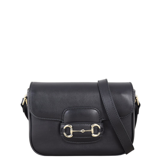 Gucci Leather Horsebit 1955 Shoulder Bag Small