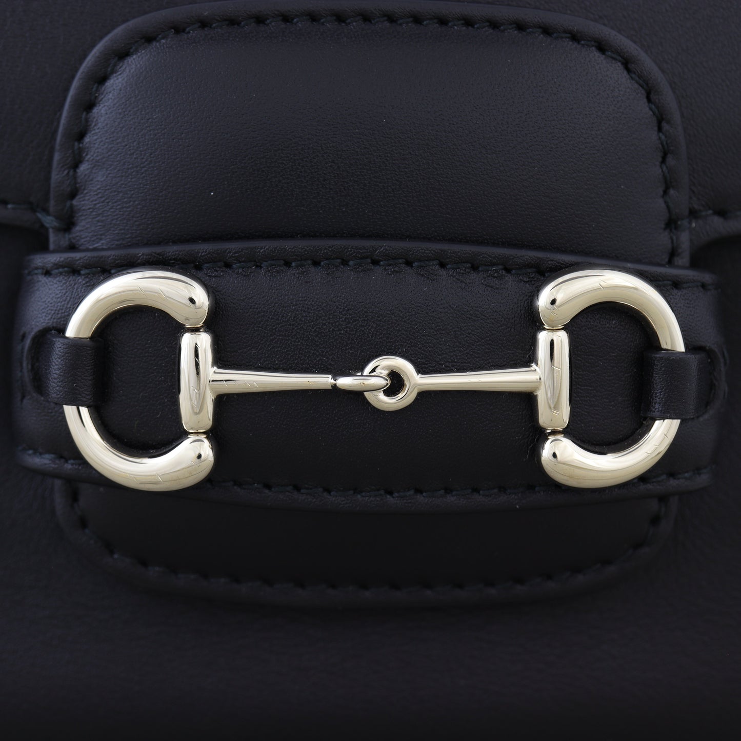 Gucci Leather Horsebit 1955 Shoulder Bag Small