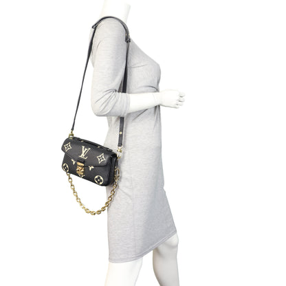 Louis Vuitton Pochette Metis East West Monogram Empreinte Bicolour