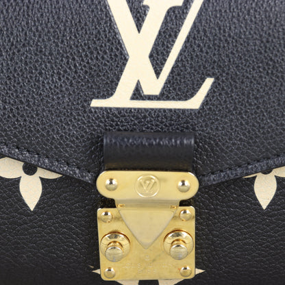 Louis Vuitton Pochette Metis East West Monogram Empreinte Bicolour