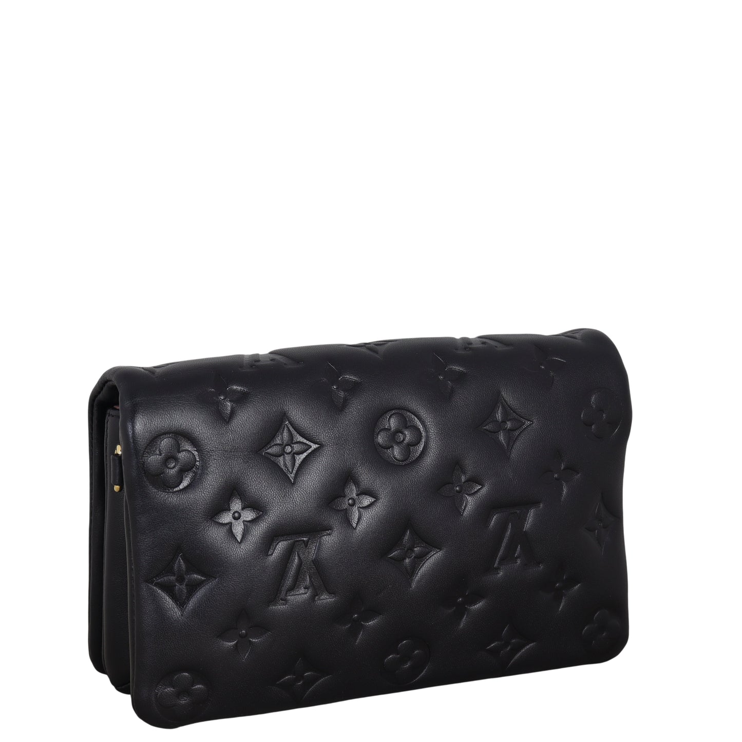 Louis Vuitton Pochette Coussin Monogram Embossed Lambskin