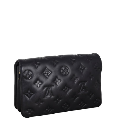 Louis Vuitton Pochette Coussin Monogram Embossed Lambskin