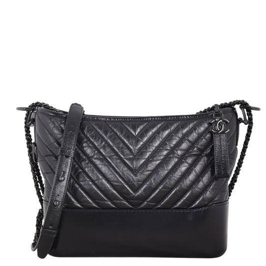 Chanel Gabrielle Hobo Large Chevron