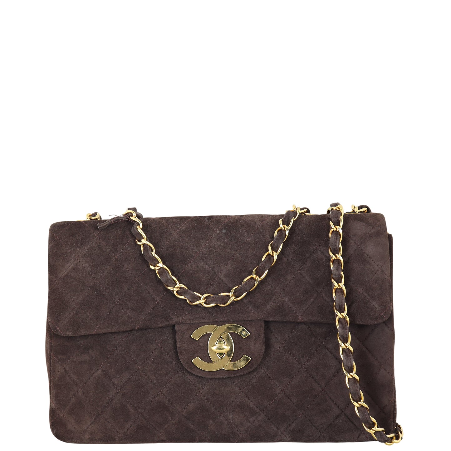 Chanel Maxi Jumbo XL Single Flap Suede