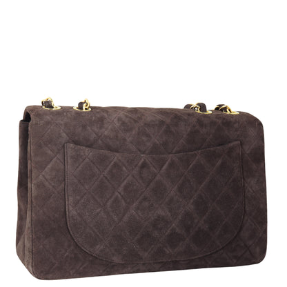 Chanel Maxi Jumbo XL Single Flap Suede