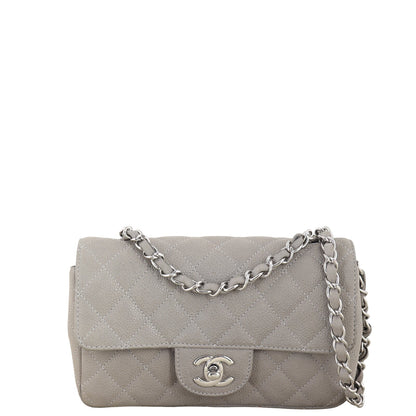 Chanel Classic Flap Mini Rectangular Bag Caviar Nubuck