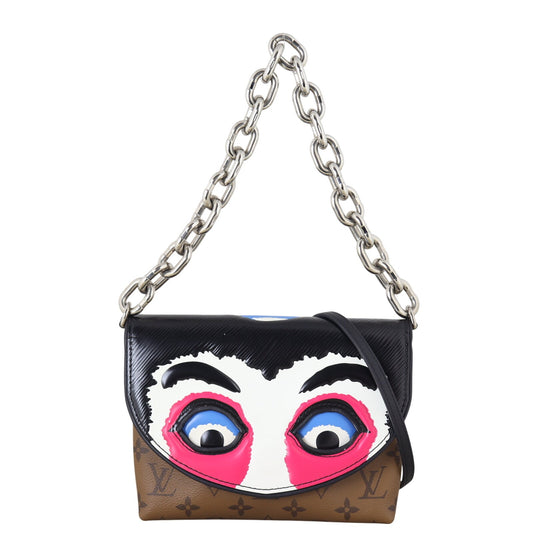 Louis Vuitton Kabuki Masks Pochette Bag Monogram Reverse