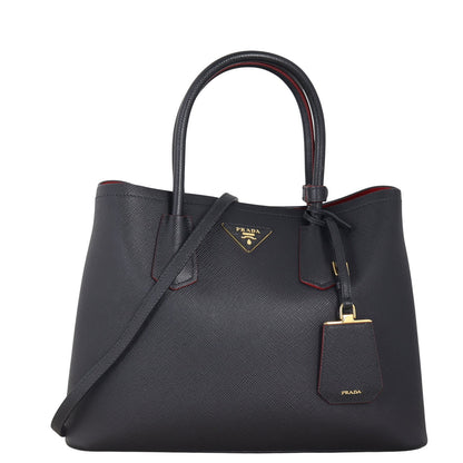 Prada Saffiano Cuir Double Bag Medium