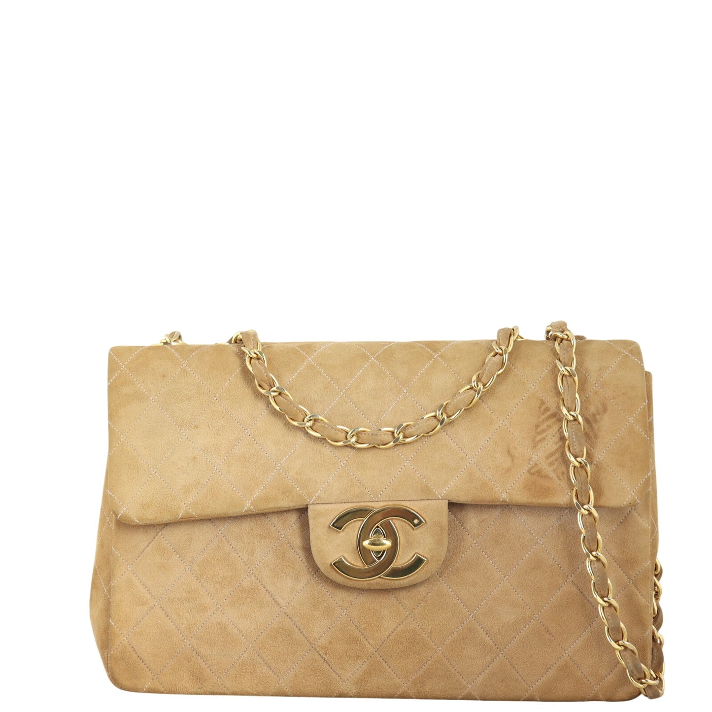 Chanel Maxi Jumbo XL Single Flap Suede
