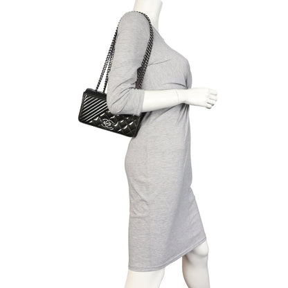Chanel Coco Boy Flap Bag Small Patent