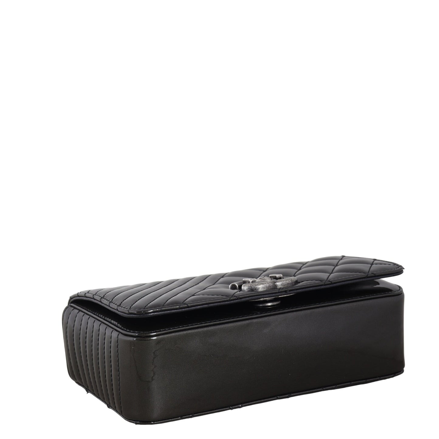 Chanel Coco Boy Flap Bag Small Patent